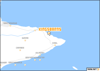 map of Kingsbarns