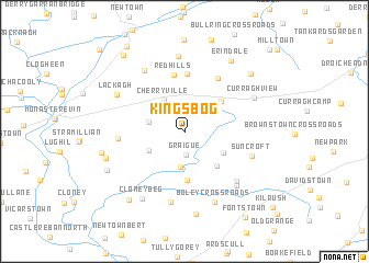 map of Kingsbog