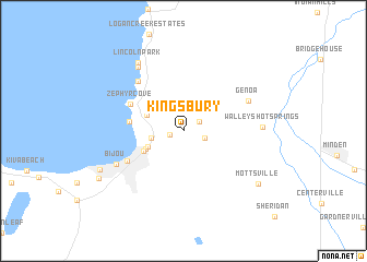 map of Kingsbury
