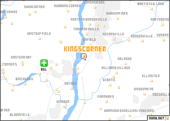 map of Kings Corner