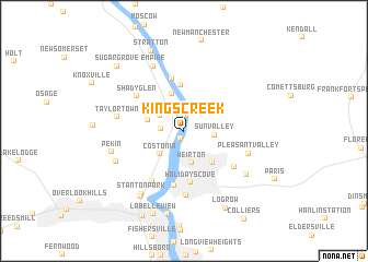 map of Kings Creek