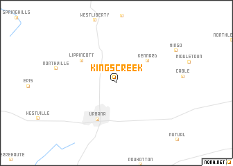 map of Kingscreek