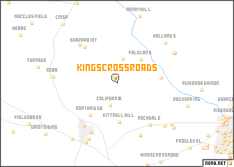 map of Kings Crossroads