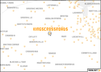 map of Kings Crossroads