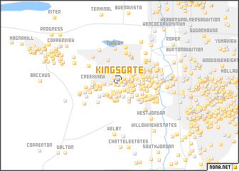 map of Kingsgate