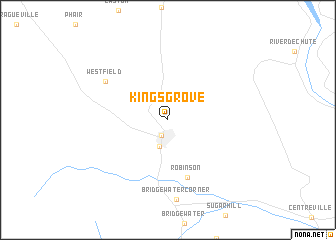 map of Kings Grove