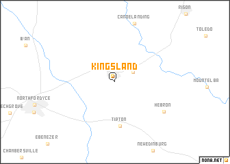 map of Kingsland