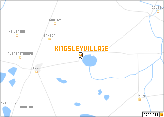 map of Kingsley Village