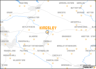 map of Kingsley