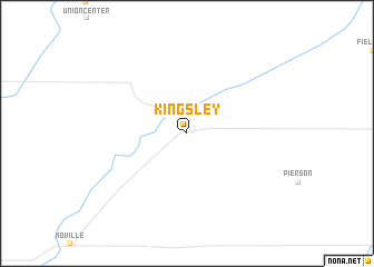 map of Kingsley