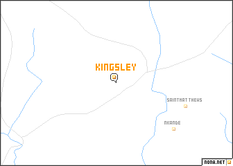 map of Kingsley