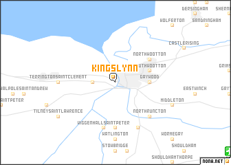 map of Kings Lynn