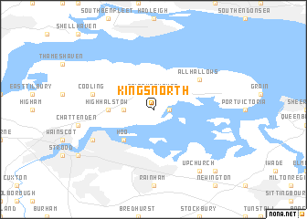 map of Kingsnorth