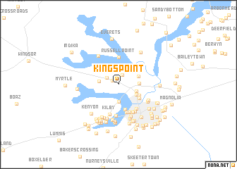 map of Kings Point