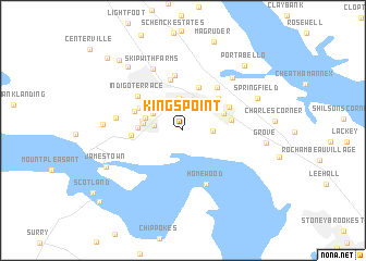 map of Kingspoint