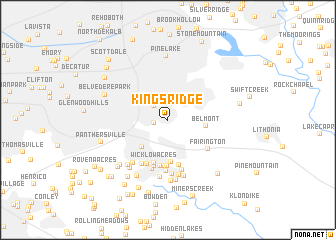 map of Kings Ridge