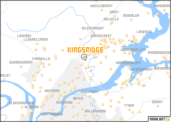 map of Kings Ridge