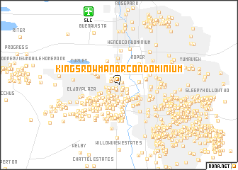 map of Kings Row Manor Condominium