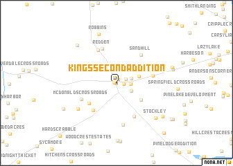 map of Kings Second Addition