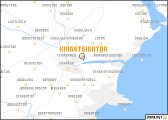 map of Kingsteignton