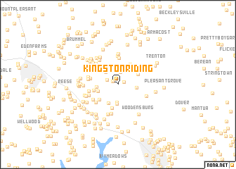 map of Kingston Riding