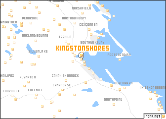 map of Kingston Shores