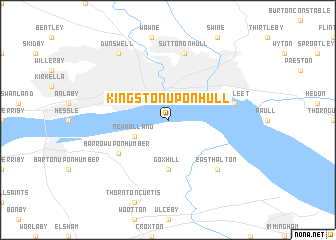 map of Kingston upon Hull