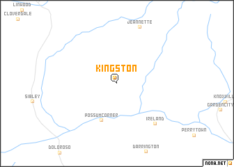 map of Kingston