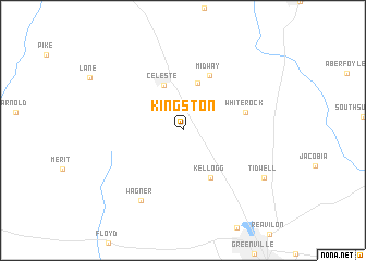 Kingston (United States - USA) map - nona.net