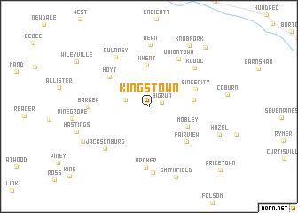 map of Kingstown