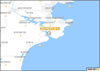 map of Kingswear