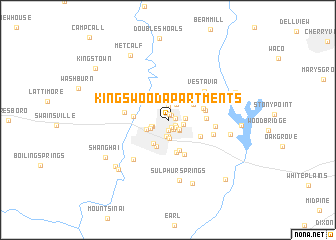 map of Kingswood Apartments