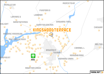 map of Kingswood Terrace