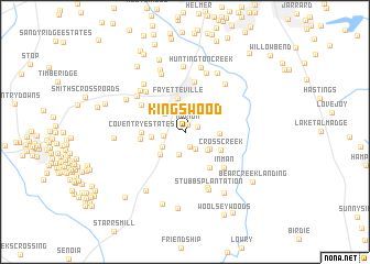 map of Kingswood