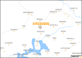 map of Kingswood