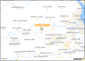 map of Kingtown