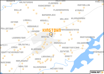 map of Kingtown