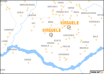 map of Kinguélé