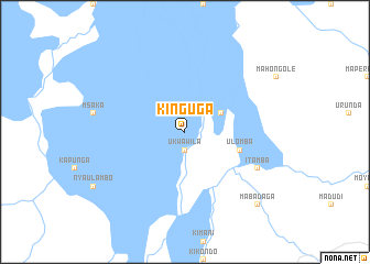 map of Kinguga