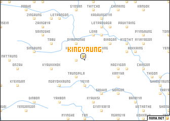 map of Kingyaung