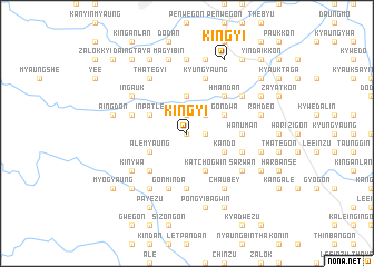 map of Kingyi