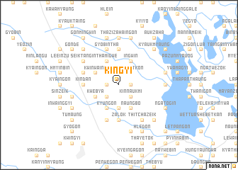 map of Kingyi