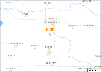 map of King