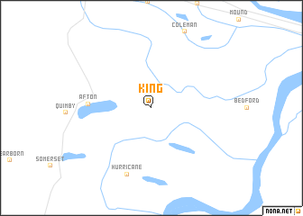 map of King