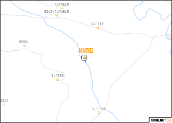 map of King