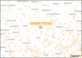 map of Kinhart Manor