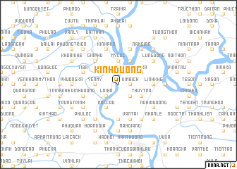 map of Kính Dương