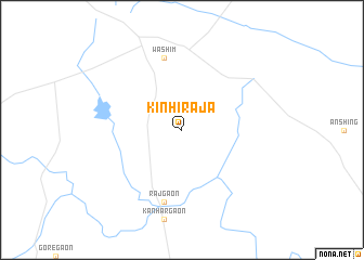 map of Kinhi Rāja