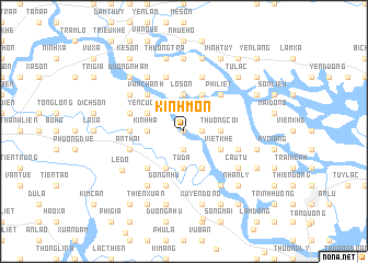 map of Kinh Môn