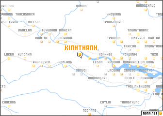 map of Kinh Thanh